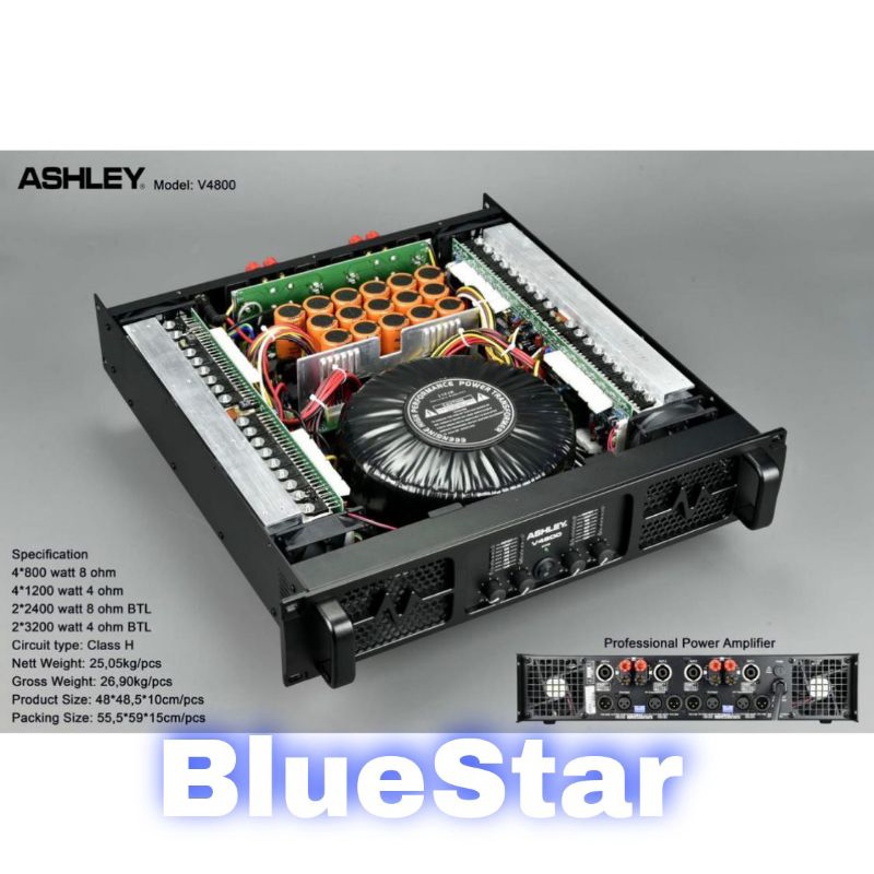 Power Ashley V4800 Original Amplifier ASHLEY V 4800