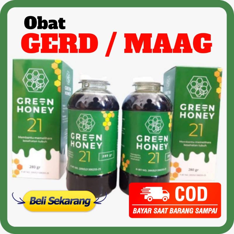 MADU HIJAU ASLI Madu Hijau Original 100% Obat MAAG Obat GERD Gastritis Gangguan Pencernaan & Maagh