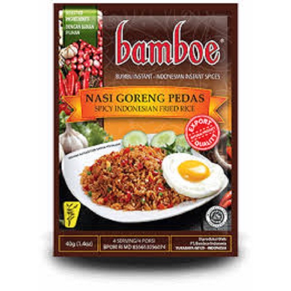 

Bumbu Nasi Goreng Pedas 40 Gr Bamboe