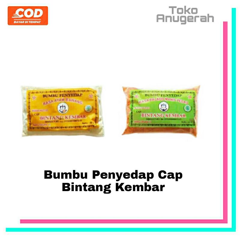 

Bumbu Bintang Kembar Rasa Ayam Bawang dan Balado