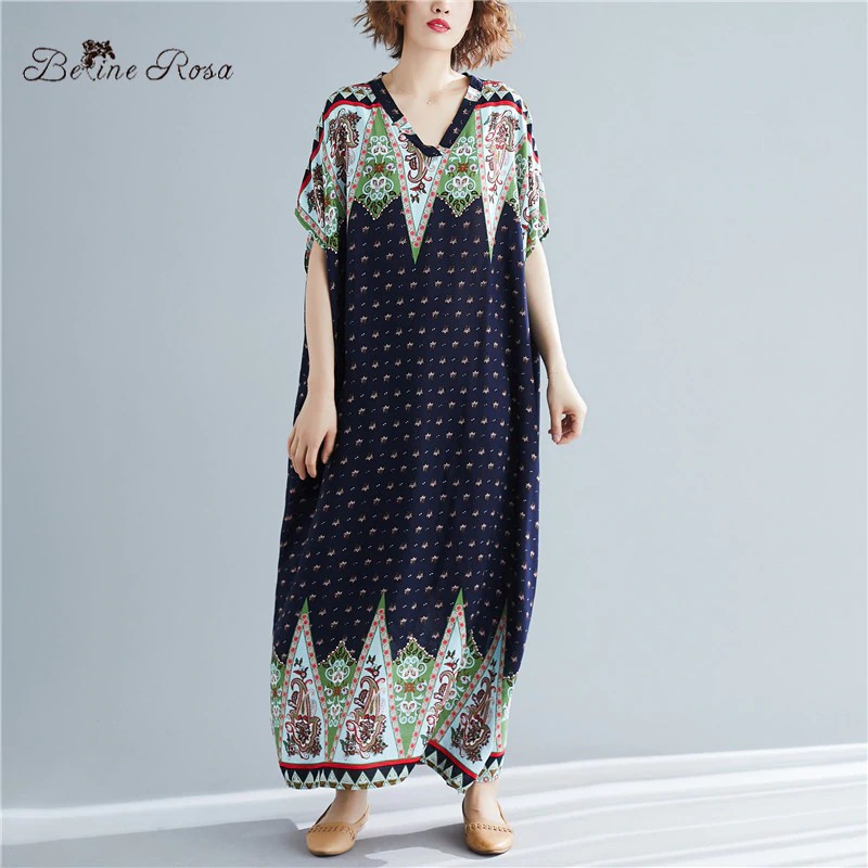 soft cotton maxi dress