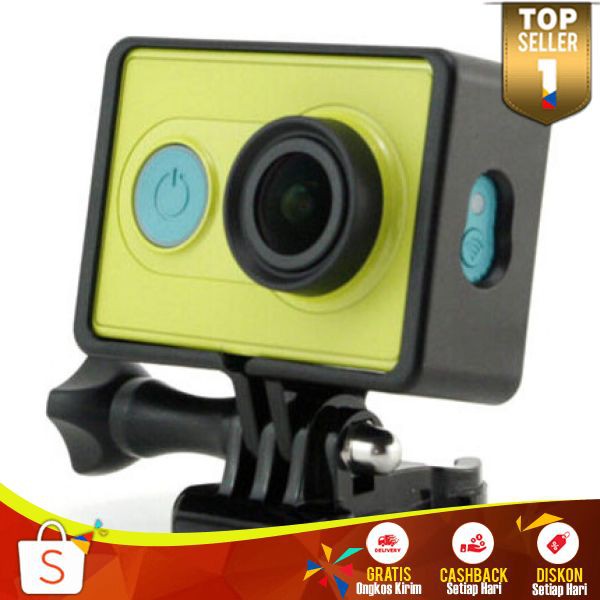 Plastic Side Frame Xiaomi Yi Action Camera CB02 Case Bumper YiCam Pelindung Kamera Yi Cam Anti Gores