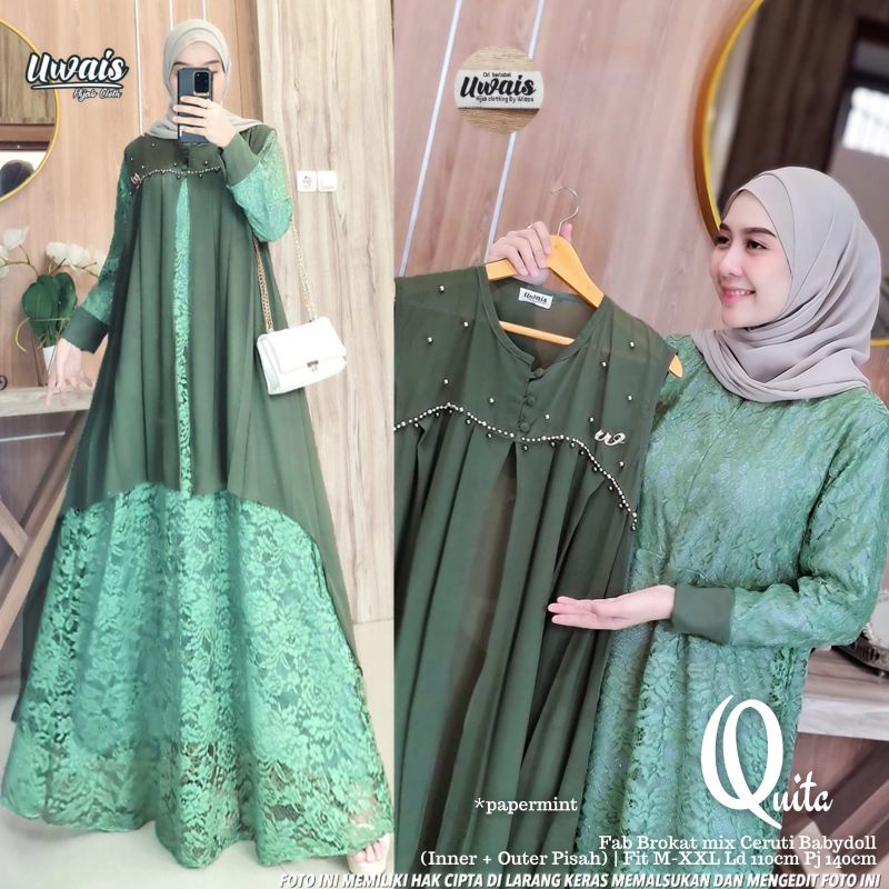 [READY] GAMIS ORIGINAL UWAIS | QUITA SET BEST SELLER