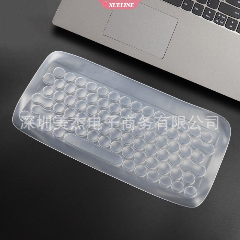 Lofree Luofei Dot Skin Cover Keyboard Wireless Bluetooth Full Cover Bahan Silikon Anti Debu / Air