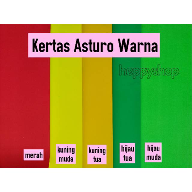 

Kertas Asturo Warna, Karton Asturo, Karton Spotlight