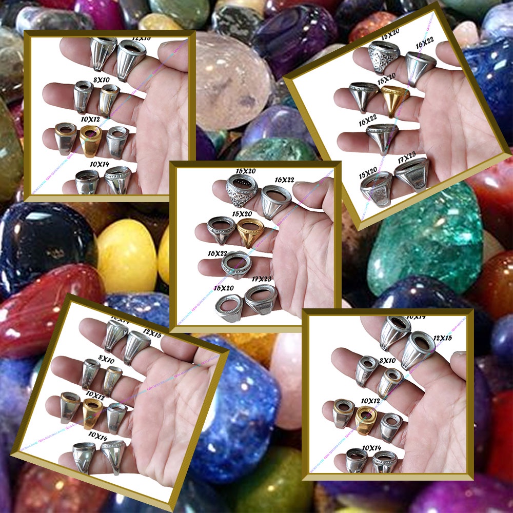 emban akik ring ikatan 10x8mm