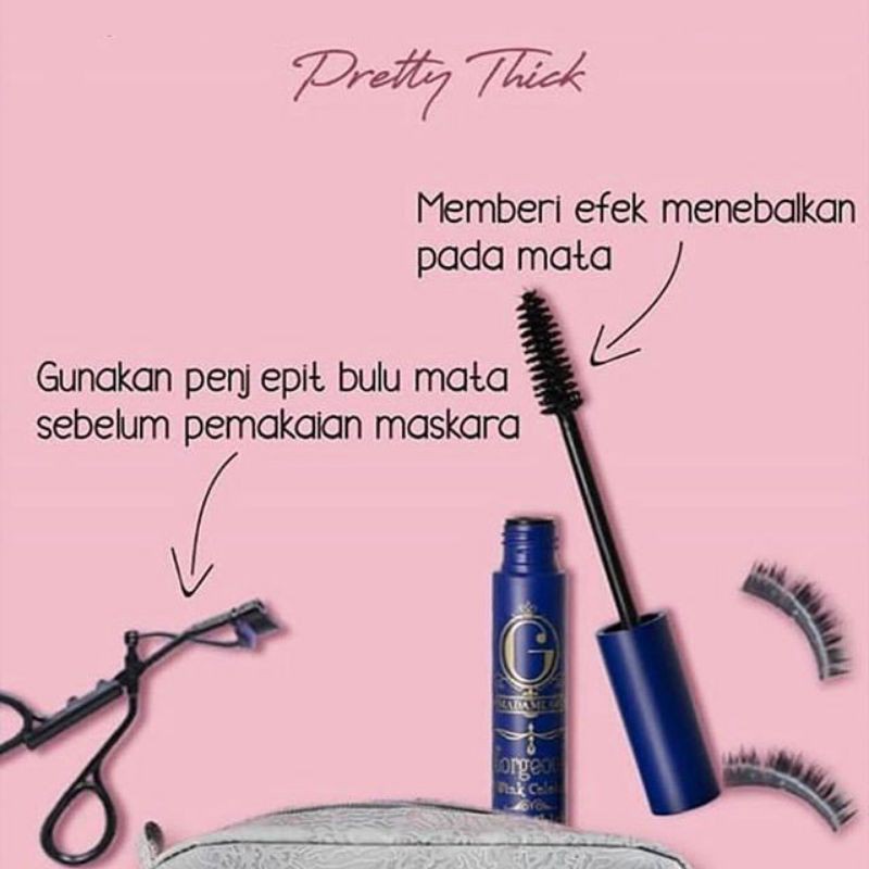 Madame Gie Goergeus Wink Celebs False Lash Mascara / Maskara - ALD