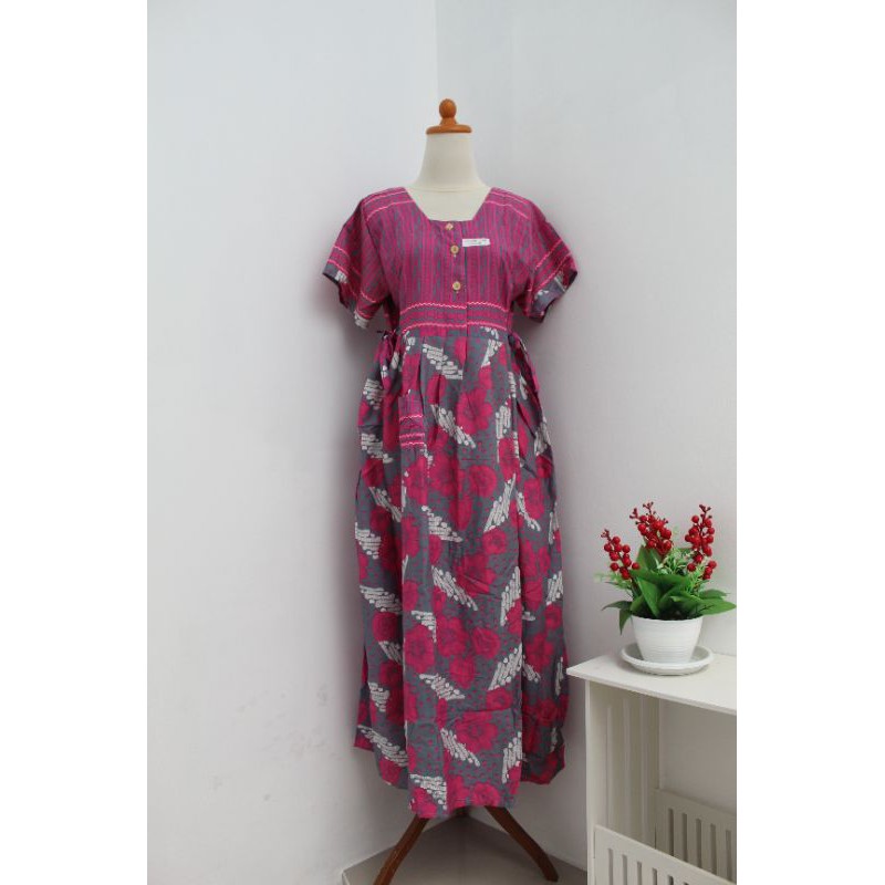  Daster  chibi putri HAP katun rayon super kancing depan 