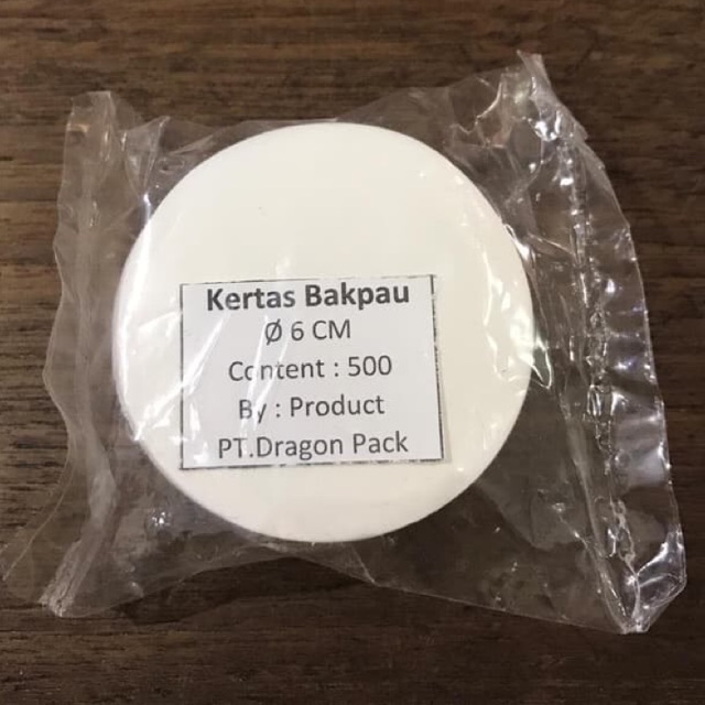 

Kertas Alas Bapao 6cm isi 500lembar