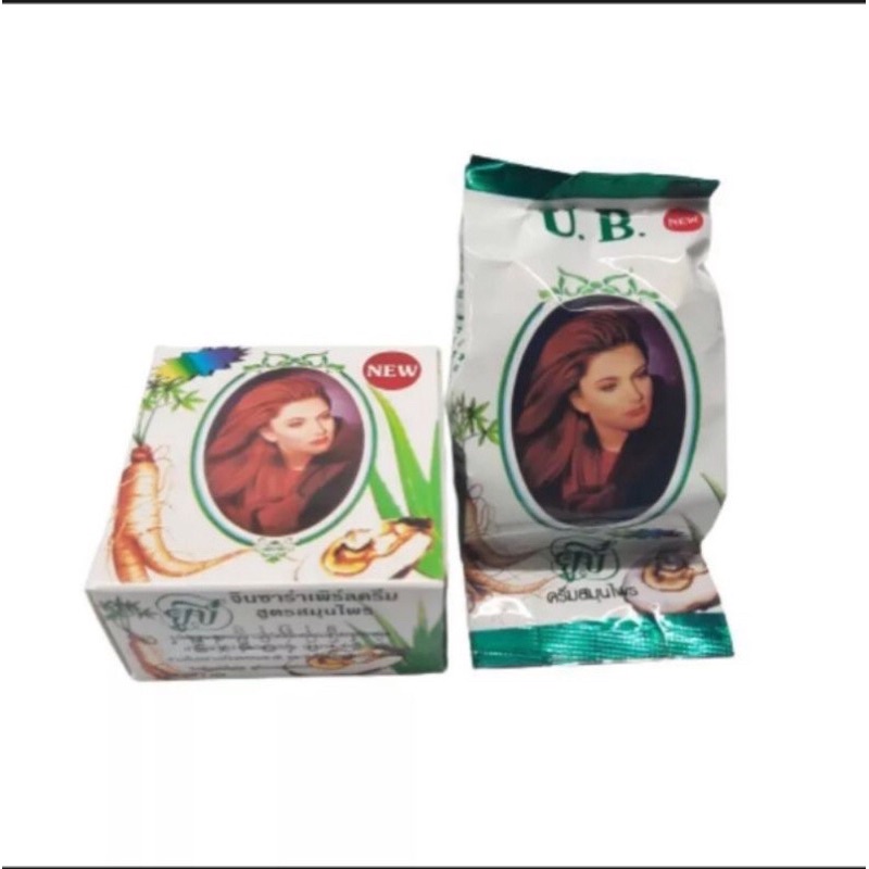 UB Ginseng whitening pearl cream 5gr UB Ginseng Pearl Cream 5 gr