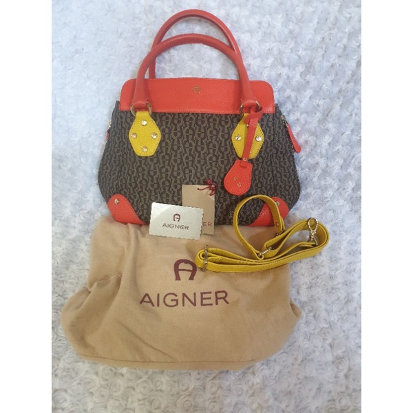 Tas Aigner Original Mulus, preloved tas aigner