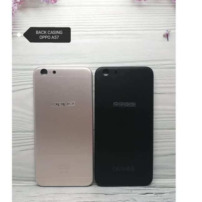 Backdoor Back Casing Tutup Belakang Oppo A57 Hitam Shopee Indonesia