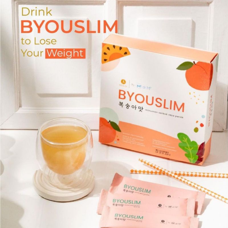 Byouslim Byoula Heslin Beauty dr MF Minuman Diet Fiber Collagen Drink Original