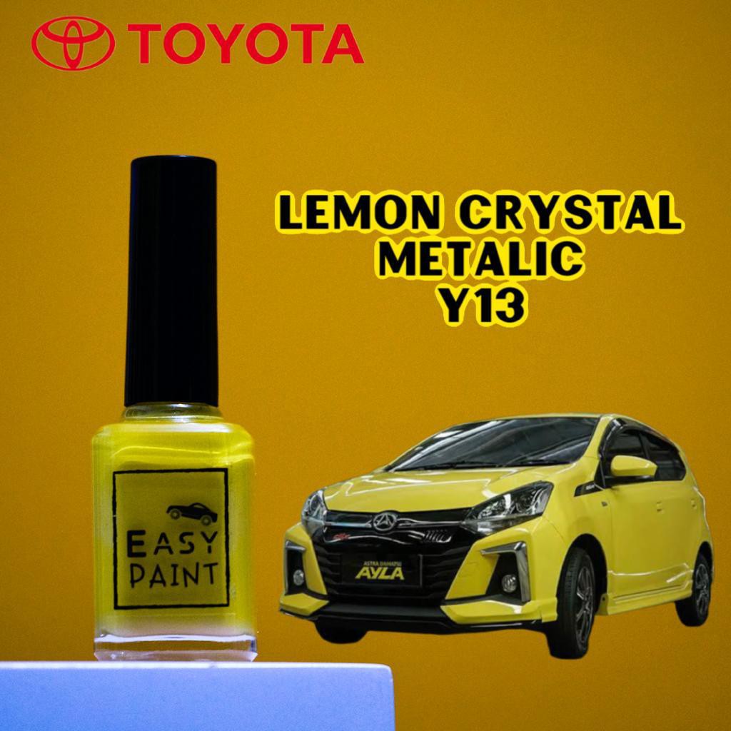 Cat Oles Yellow Lemon Crystal Metalic Y13 Daihatsu Ayla Kuning Metalik