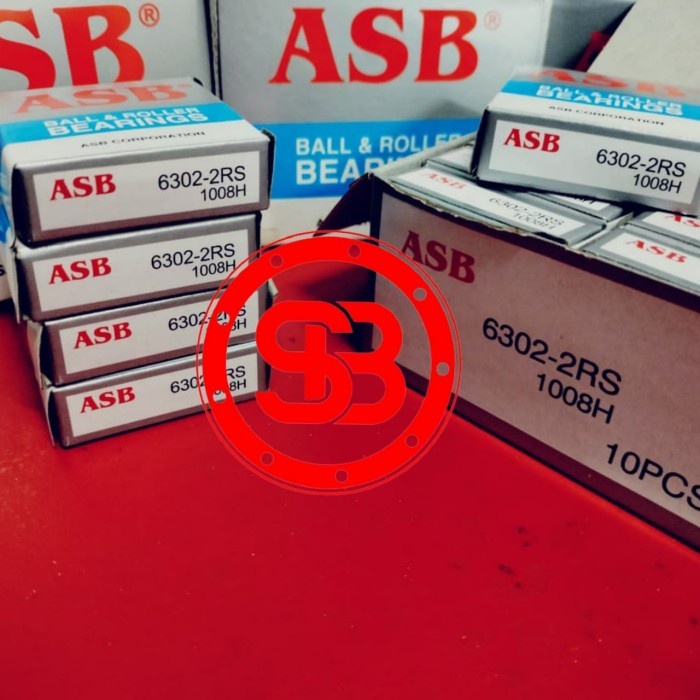 Bearing / Laker / Laher 6302 2RS ASB