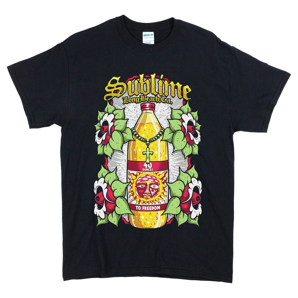 ( COD ) KAOS BAND SUBLIME - SUN BOTTLE / UNISEX / BAJU BAND SUBLIME / T-SHIRT BAND SUBLIME / SUBLIME