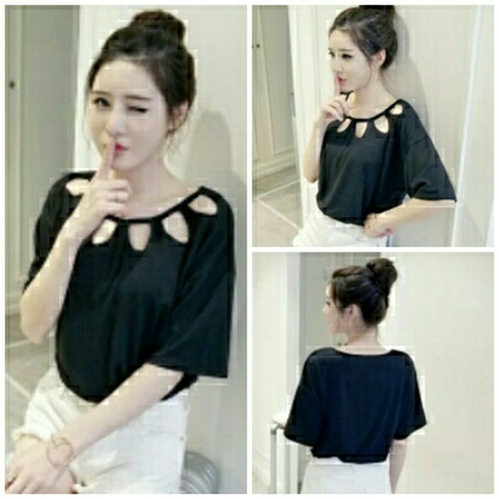 TRENDY  Pakaian atasan ibu wanita blouse set wiwi - Merah spesial ramadhan kerja kantor kuliah