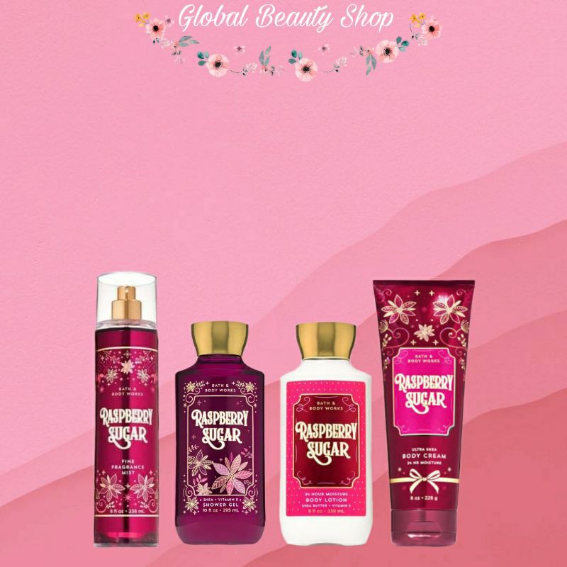 RASPBERRY SUGAR - Bath and Body Works BBW