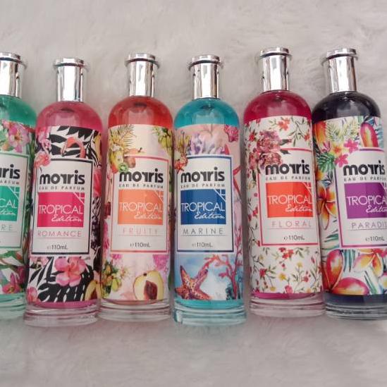 ֍ [] Parfum MORRIS Tropical Edition 110ML / Parfum Morris Pria dan Wanita EDP ✯
