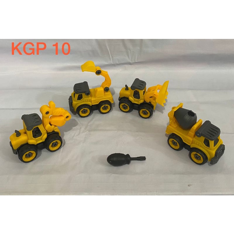 MAINAN MOBIL MEKANIK CILIK KONSTRUKSI KGP10