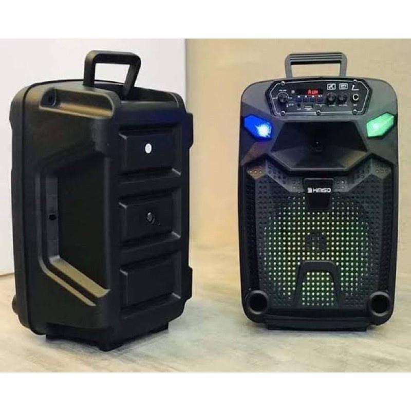 COD SPEAKER KARAOKE BLUETOOTH PROTABLE KIMISO 8 INCH QS-7801 FREE MIC/SPEAKER PORTABLE SALON AKTIF//SUPER BASS