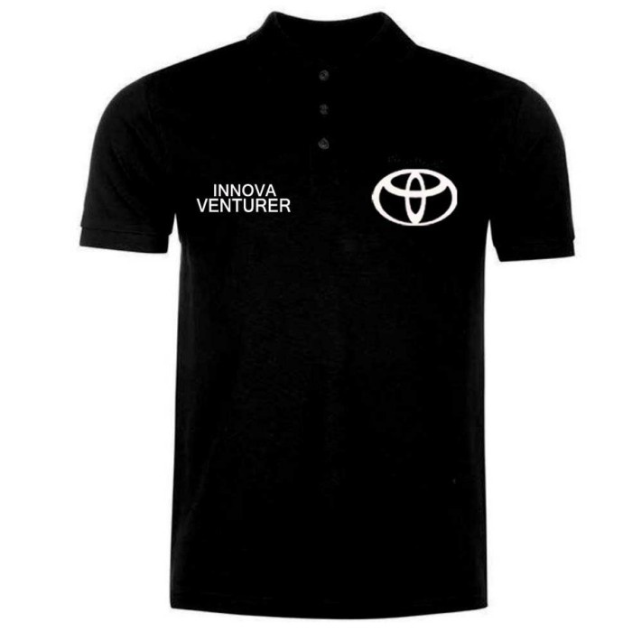 KAOS POLO SHIRT BAJU KERAH DISTRO INNOVA VENTURER POLOS CUSTOM TOYOTA HIGHT QUALITY