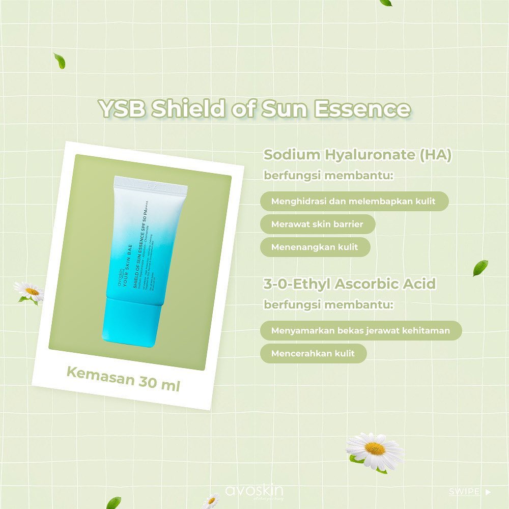 Avoskin YSB Shield of Sun Essence SPF 50 PA++++ (5ml/30ml)