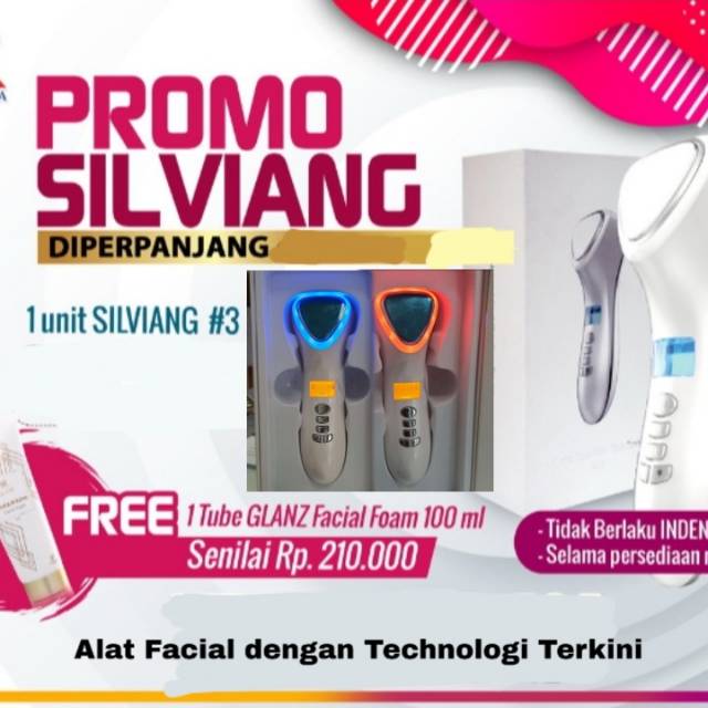 KK Silviang-3 Alat Facial Setrika Wajah 3in1 Skin Device