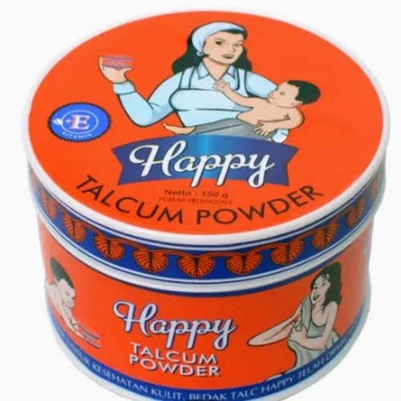 ORIGINAL BEDAK HAPPY TALCUM POWDER 150 GRAM / BEDAK POWDER BAYI 150 GR