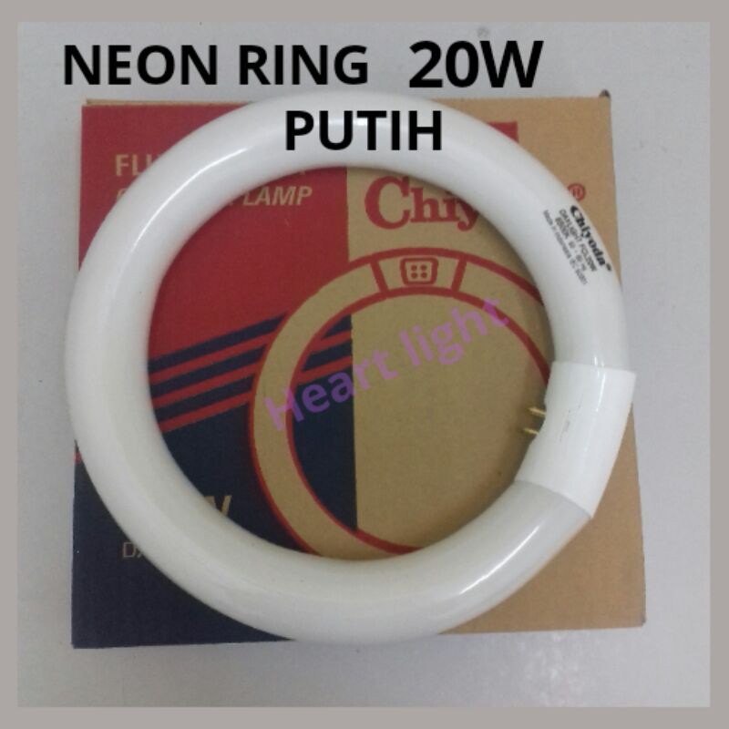 LAMPU NEON RING 20W PUTIH LAMPU FCL 20W PUTIH CHIYODA RING 20W PUTIH LAMPU TL BULAT FCL DONAT
