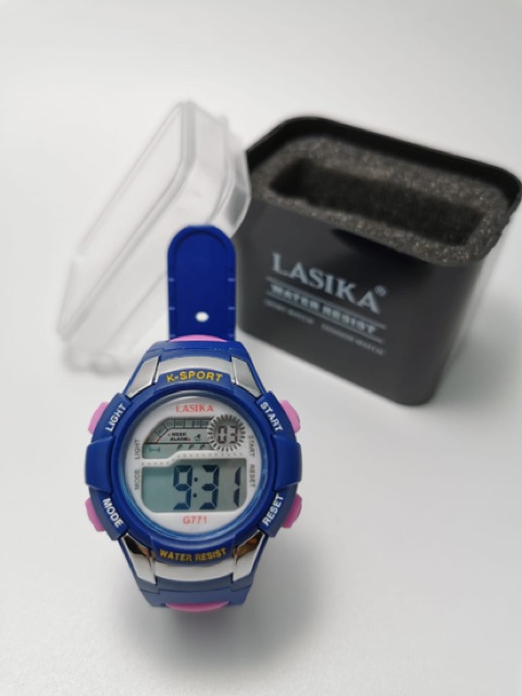 Jam tangan anak TK SD original lasika sporty watch anti air