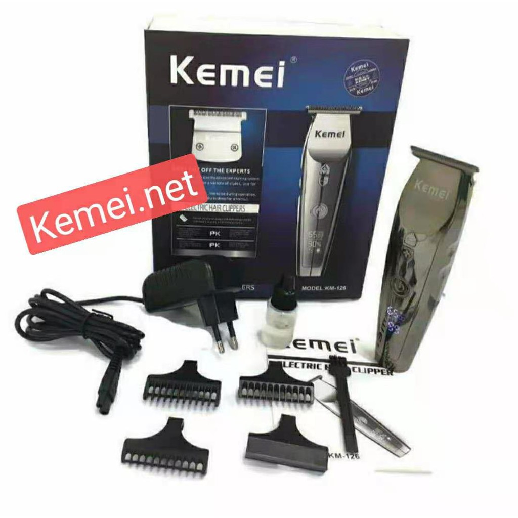 Alat Cukur Rambut Kemei km-126 LCD DISPLAY / Baby Cut / Professional Hair Clipper