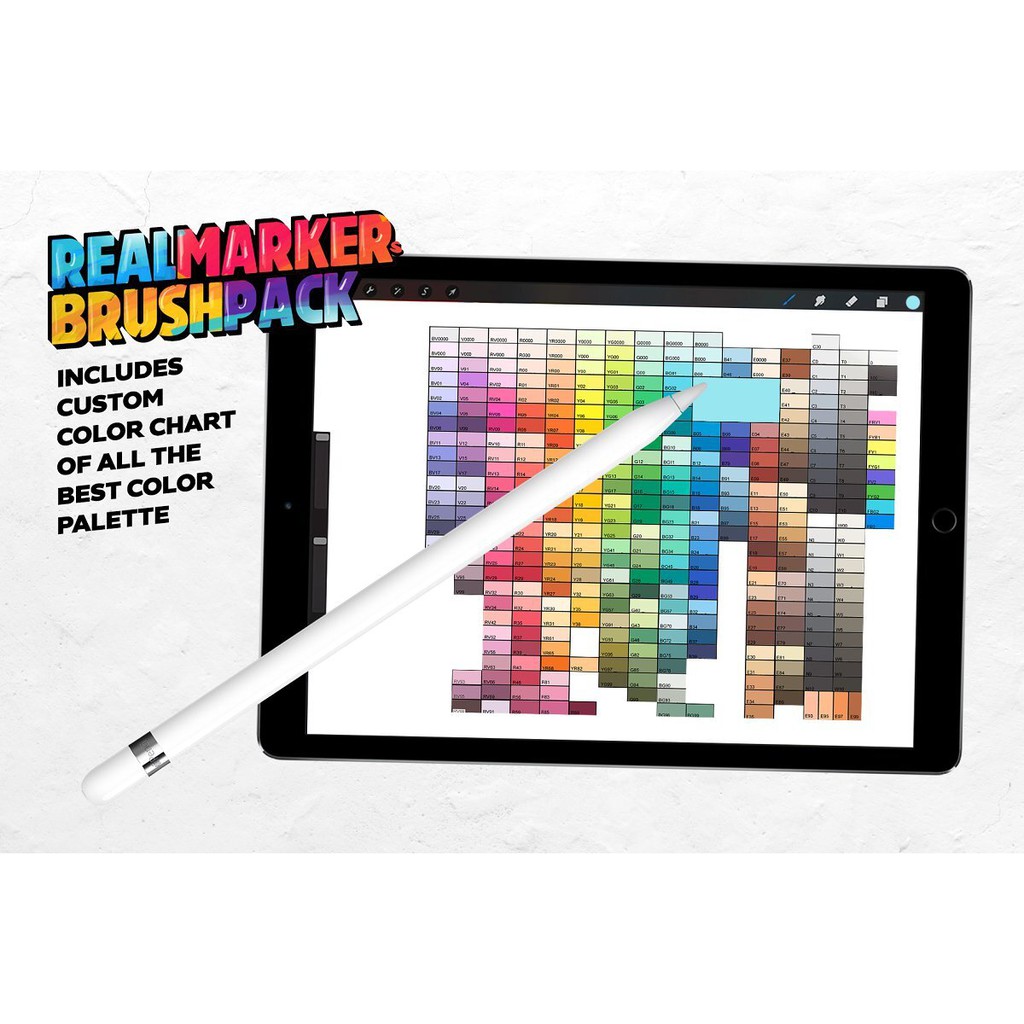 Procreate Brush - Copic Markers Set Drawing Brushes