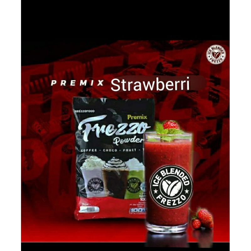 

bubuk minuman strawberi premium frezzo 1kg