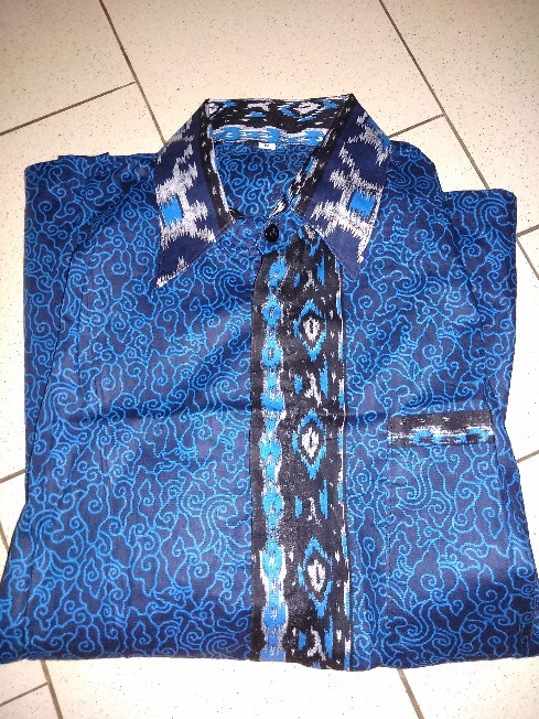 Kemeja Batik Lengan Pendek Terbaru Size M,l,xl,xxl Bahan Katun Prima Saku Dada