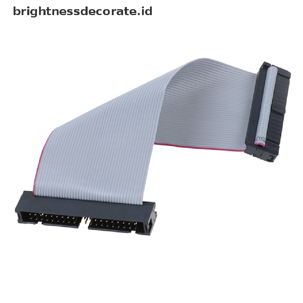 (Birth) Ide Kabel Ribbon Flat 40 Pin Male Ke Female Pata Untuk Hardisk Hdd 5inch (Id)