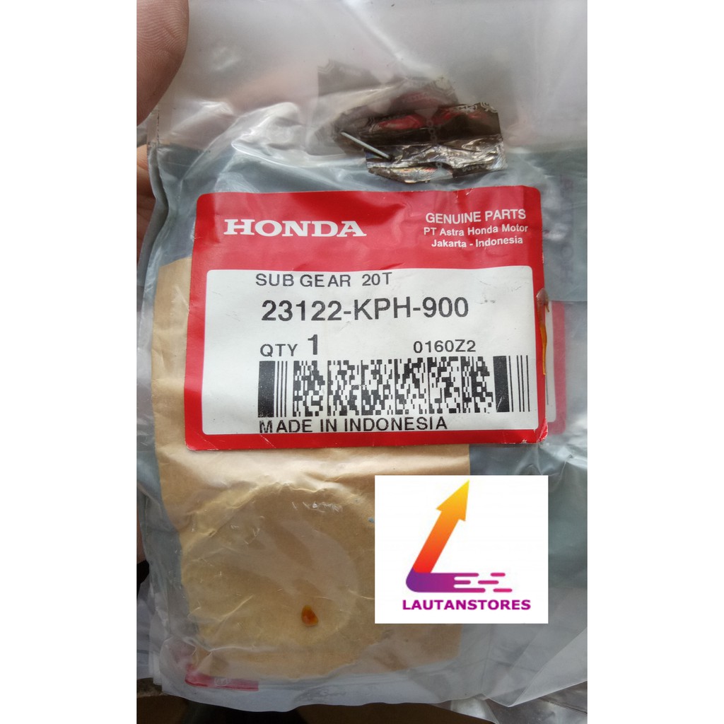 23122-KPH-900 Sub Gear Gir 20T Lonceng Ganda KARISMA KIRANA SUPRA X 125 ALL SERIES
