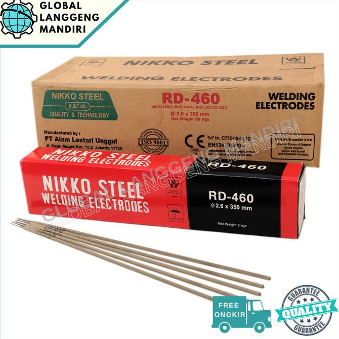 Wire | Kawat Las Nikko Rd460 2.6Mm (5Kg) / Rd 460 2.6 Mm Steel