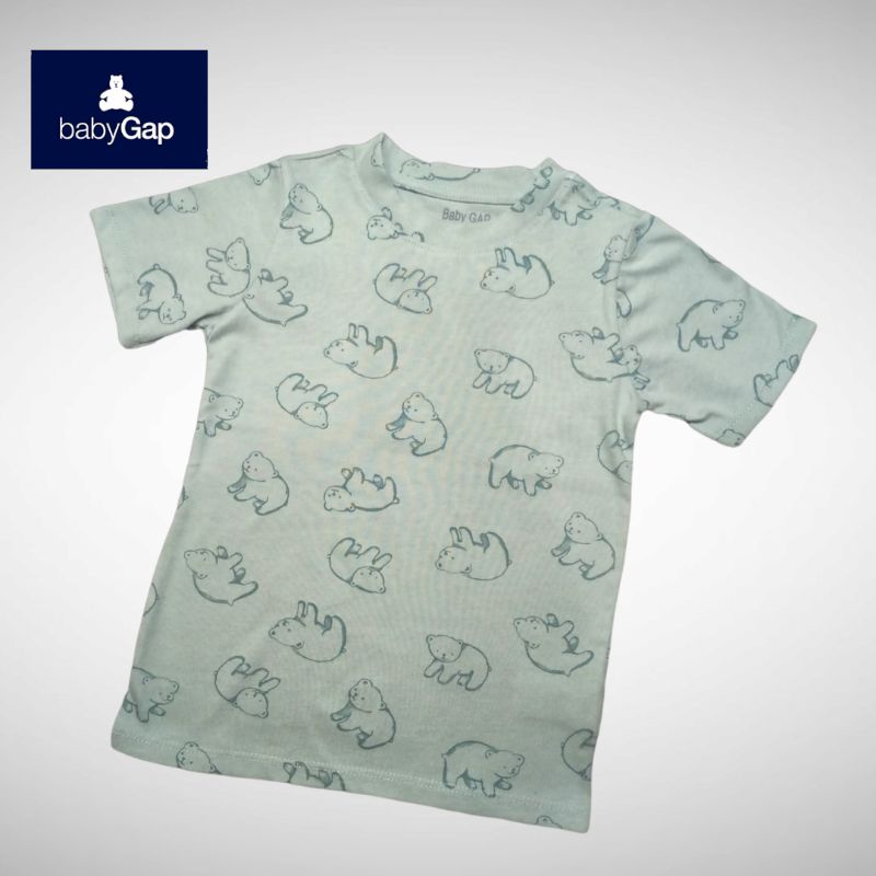 Kaos Anak Motif Print Baby GAP Original