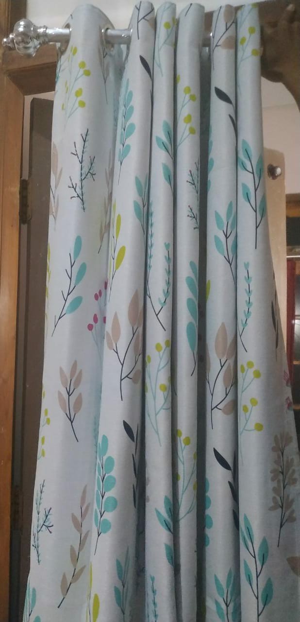 Gorden Blackout 12 Lubang Smokring L100xt200 Gorden Jendela Gorden Pintu