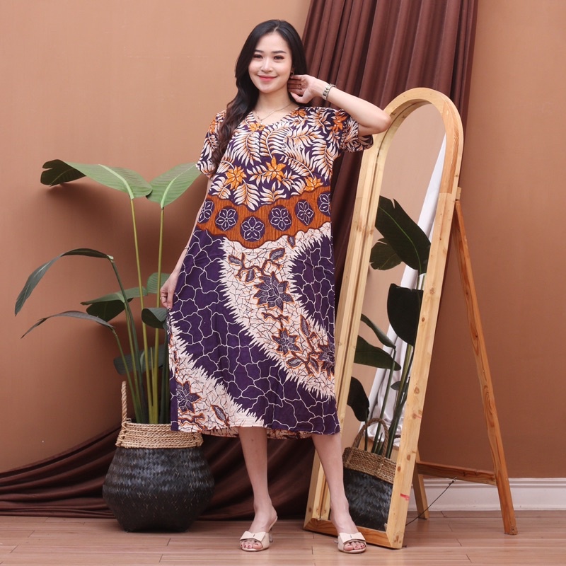 PAKET HEMAT Daster 100 Ribu Dapat 5 Pcs Bahan Rayon Busui Kancing Depan