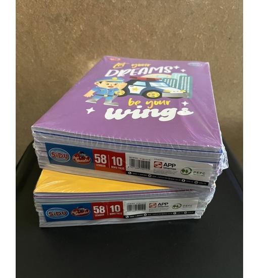 

ハ 1pak Buku Tulis Sidu 58 Lembar Best