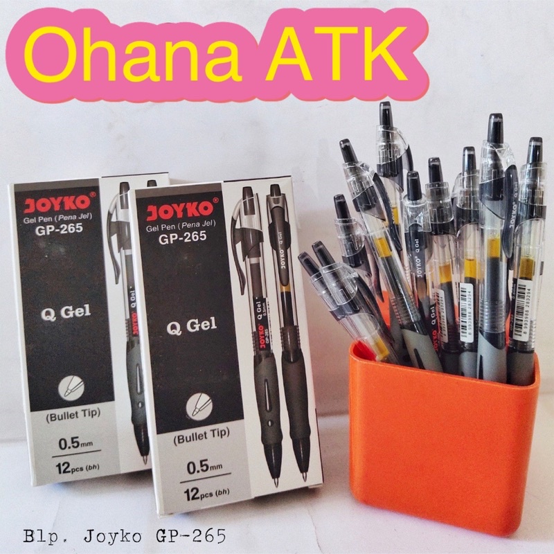 

[1Pack]Gel Pen / Pulpen / Pena Joyko GP-265 / Q Gel / 0.5 mm