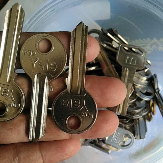 Bahan Kunci Pintu Rumah Yale Bulat 101plat Zinc Alloy Keyblank Bisa Gojek