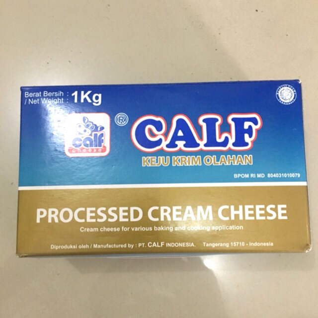 MURAH Calf Cream Cheese 1 kg Keju Krim Halal MUI