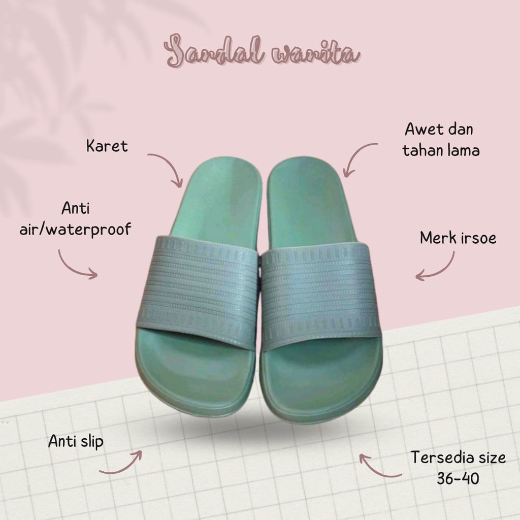 sandal kokop irsoe pria wanita
