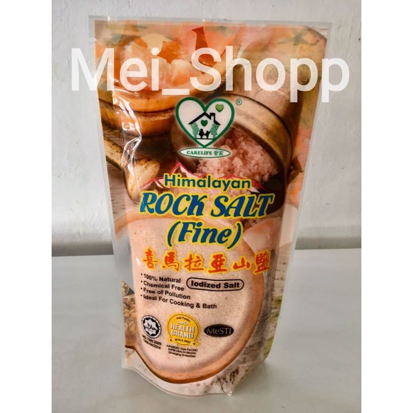 

Garam Himalayan Rock salt Fine Health Brand Kesehatan Natural Organic 500gram Malaysia