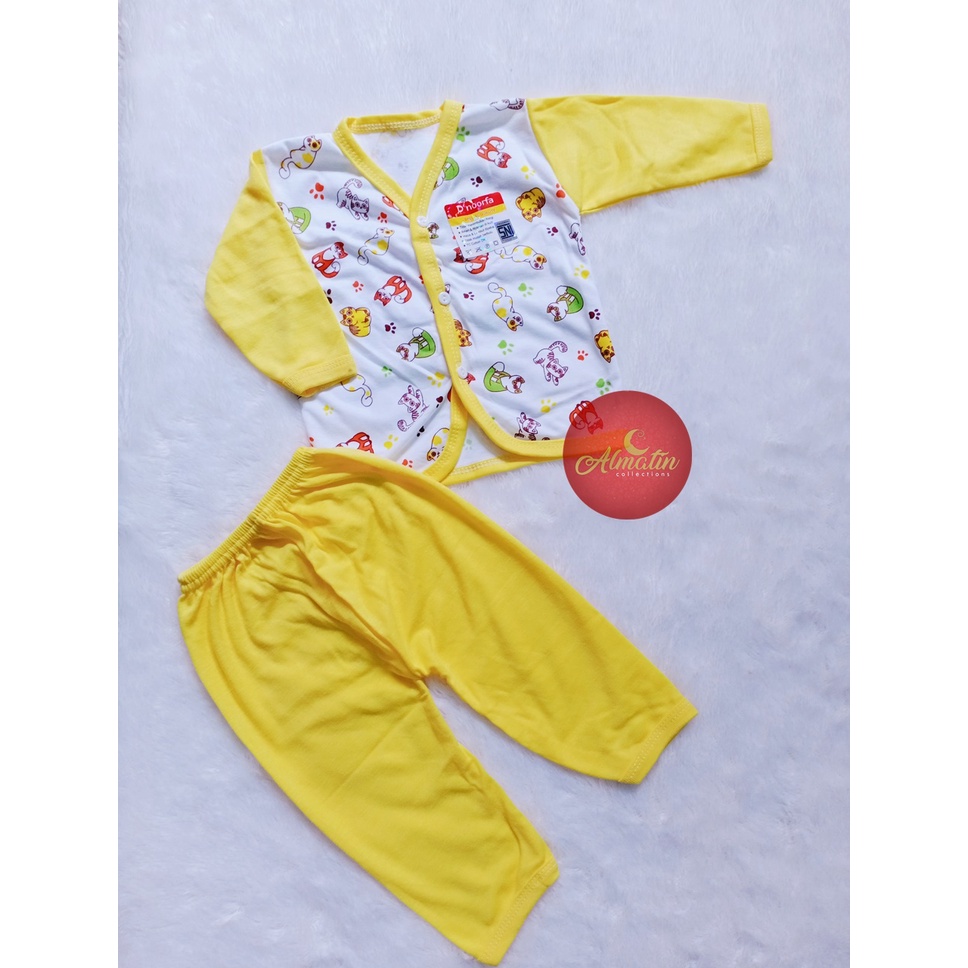 Setelan Baju Bayi Baru Lahir Bahan Katun SNI Halus Lembut Baju Bayi Newborn Baby Murah Grosir