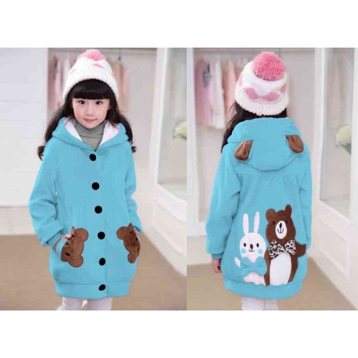 Baju Jaket Anak Perempuan Laki2 modis kekinian Umur 3 4 5 6 Tahun Murah Set Unisex Cewek Cowok Impor