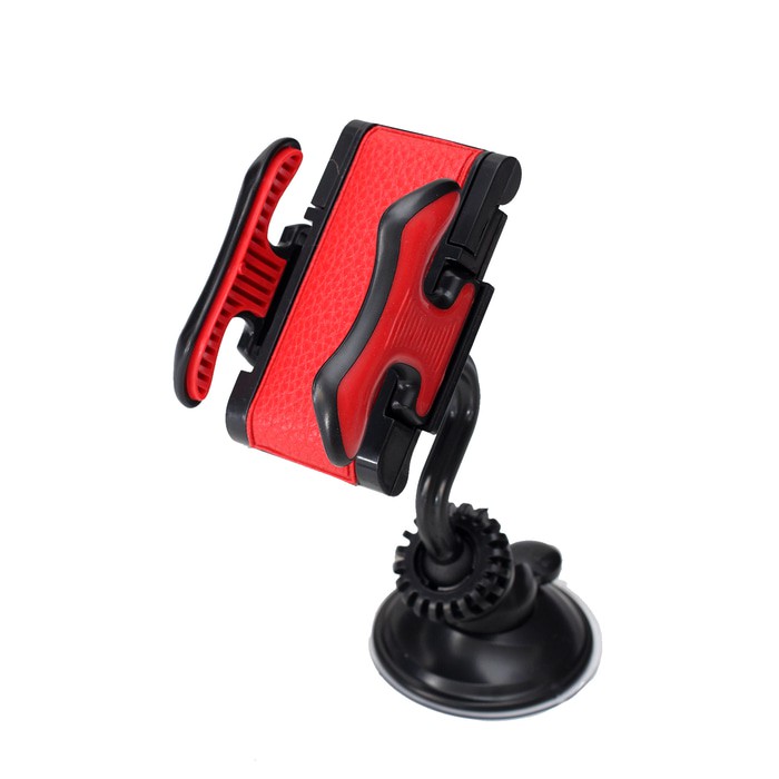 NEW PHONE HOLDER / TEMPAT HP MOBIL MODEL KULIT (MERAH)